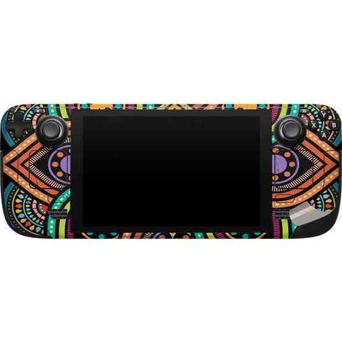 Emergence Colored Steam Deck Handheld Gaming Computer Skin